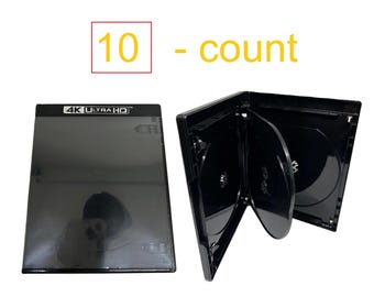 15MM 4k UHD Back 4-Disc Case (10-PACK)