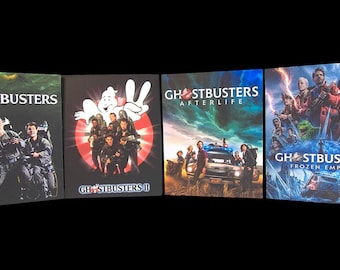 Ghostbuster 1, 2, Afterlife & Frozen Empire Slip Boxes (No Films)