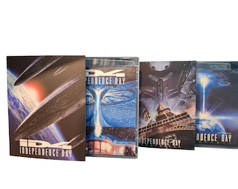 Independence Day 1 & 2 Cases with Slipcovers (No Films)