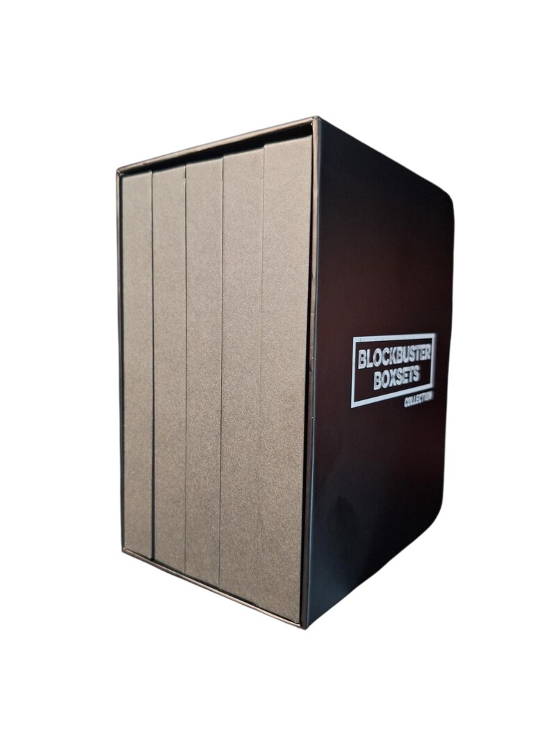 Blockbuster Boxset Collections 5 Slip Box Set With Blank Slip Boxes - Etsy