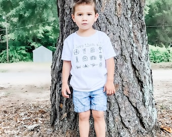 I Love All Fans Toddler T-Shirt