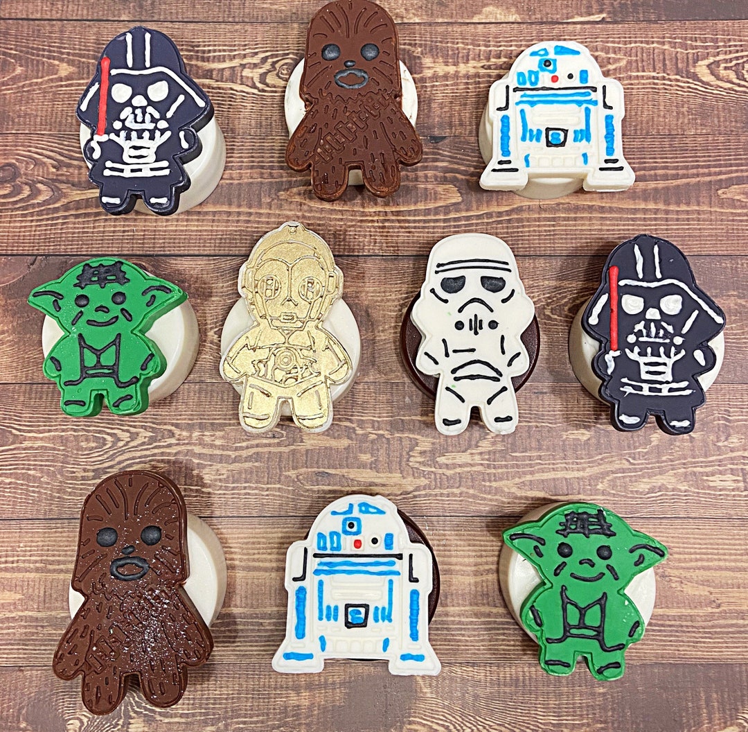 Star Wars Oreo Domes Star Wars Chocolate Party Favors Party Etsy