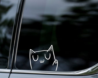 Uwu Cat Stickers Sticker for Sale by Rinomano