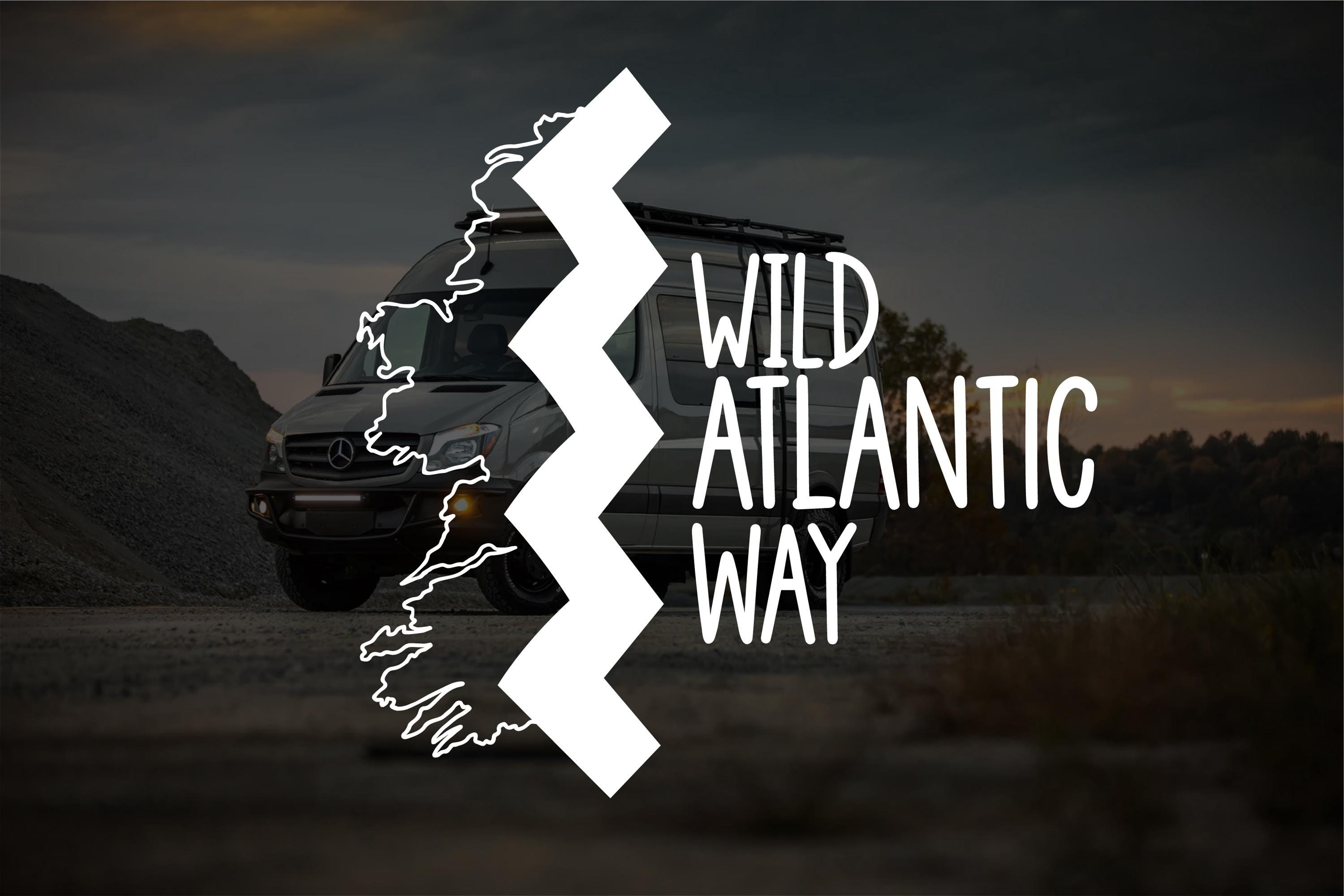 Sticker Wild Atlantic Way : Sticker vinyle brillant pour voiture 3 m