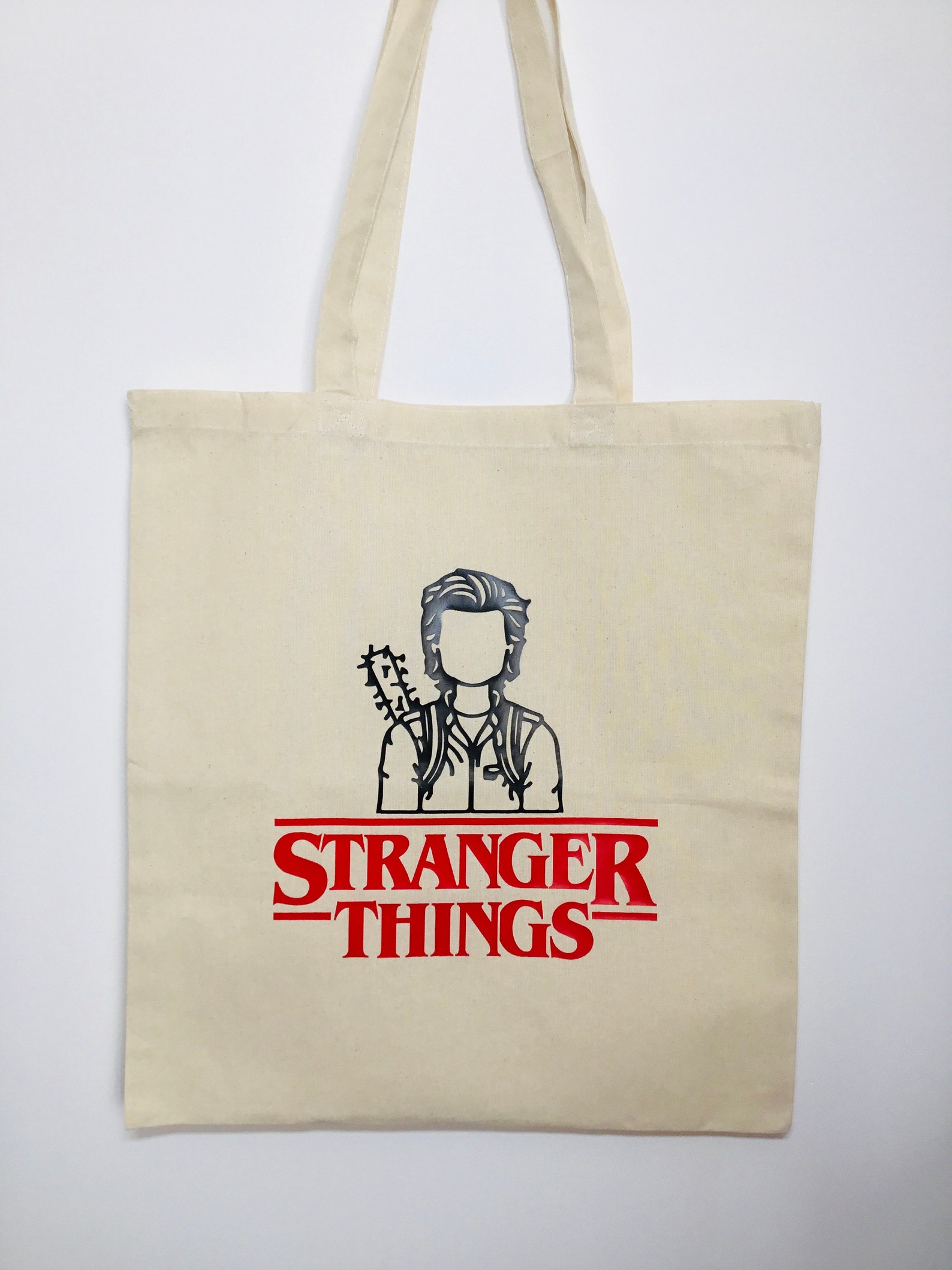 Stranger Things inspired canvas tote shopper bag | Etsy