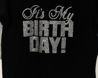 It's My Birthday Bling T-shirt