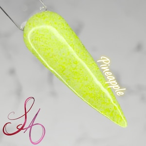 Pineapple Dip Powder Matte Neon Yellow