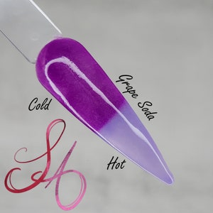 Grape Soda Dip Powder Thermal