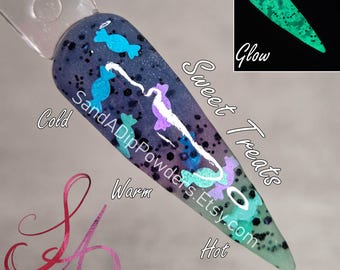 Süße Leckereien Dip-Pulver Thermo-Glow