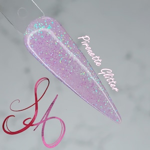 Pirouette Glitter Dip Powder Galaretka Jasnofioletowa