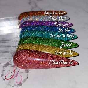 Holo-Queens Holographic Glitter Dip Powder Collection