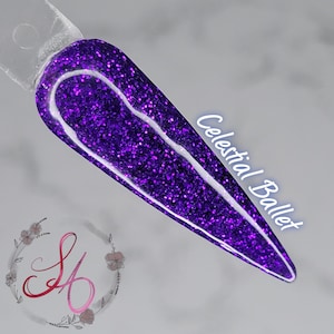 Celestial Ballet paars glitterdippoeder