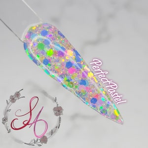 Perfect Pastel Iridescent Glitter Dip Powder