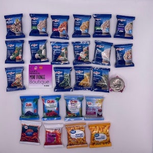 Mini Frozen Veggie/Pasta, Frozen Fruit Pretend Bags (Each Sold Separately)