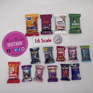 Mini Dog & Cat Treats Pretend (Each Sold Separately)