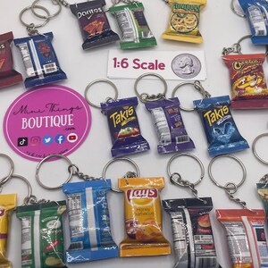 Fun Variety Mini Things Chip Keychains each Sold Separately Etsy Fun Variety Mini Things Chip Keychains each Sold Separately Etsy