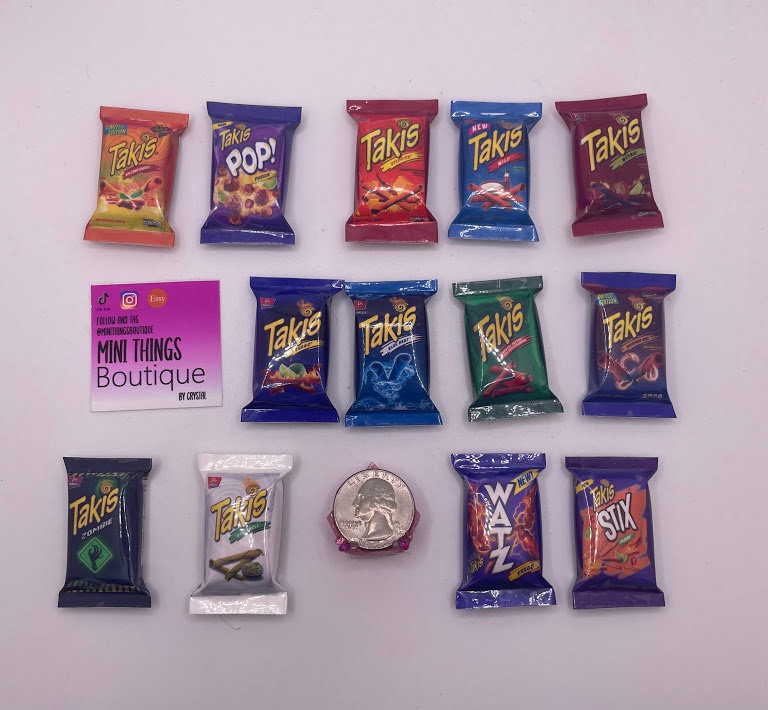 Mini Takis Chips Pretend each Sold Separately 