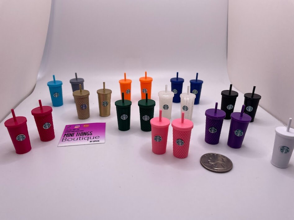 Mini 3D Printed Starbucks Tumblers (Each Sold Separately) — Mini Things Boutique Handmade Mini