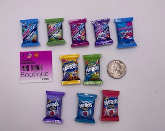 Mini Variety Candy Bags Pretend (Each Sold Separately)