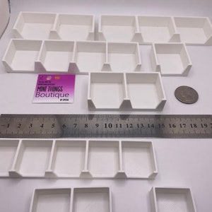 Mini 1:6 Scale Snack Shelves ONLY 3D Printed MADE Specifically FOR Mini Things Minis (Each Sold Separately)