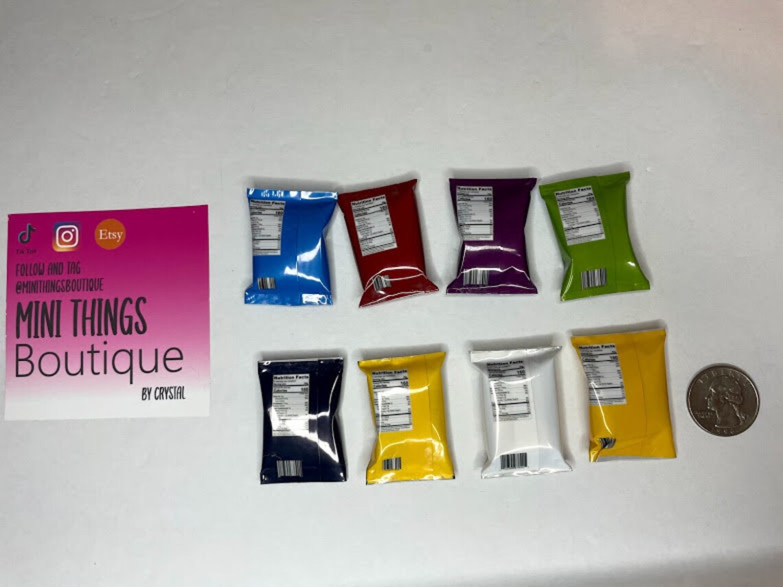 Mini Tortilla Chip Bags Etsy