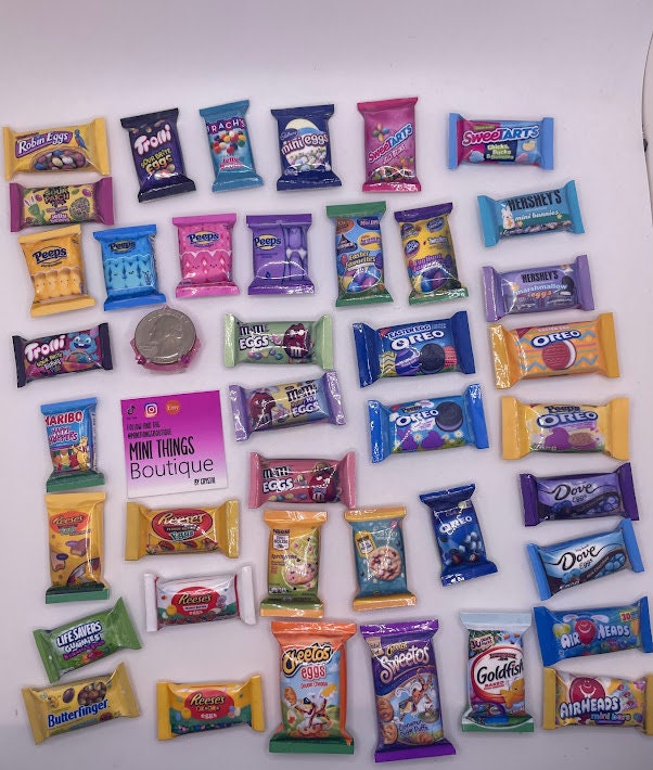 Mini EASTER Variety Pretend Candy Bags (each Sold Separately) - Etsy