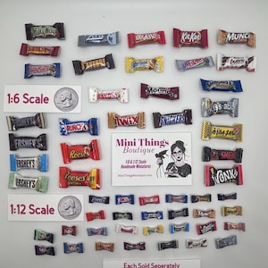 Mini Candy Bars Pretend (Each Sold Separately)