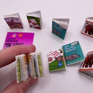1:12 Mini Children's Books With Pages That Flip (each Sold Separately ...