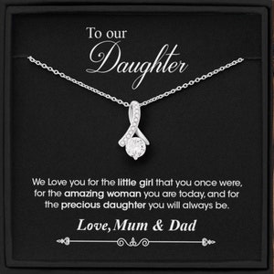 Gift for Daughter from Mum and Dad Necklace Gift For Daughter Gift For Her Anniversary Gift Birthday Gift Christmas Gift Graduation Gift