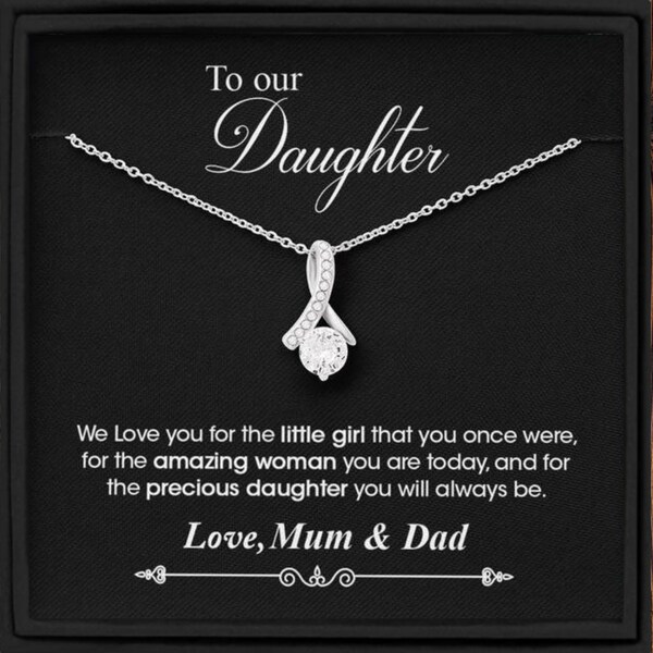 Gift for Daughter from Mum and Dad Necklace Gift For Daughter Gift For Her Anniversary Gift Birthday Gift Christmas Gift Graduation Gift