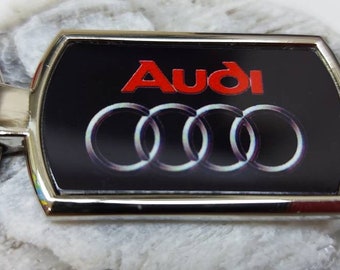 Mini Car Logo Metal Keyring key chain Fob with Gift Pouch S3 
