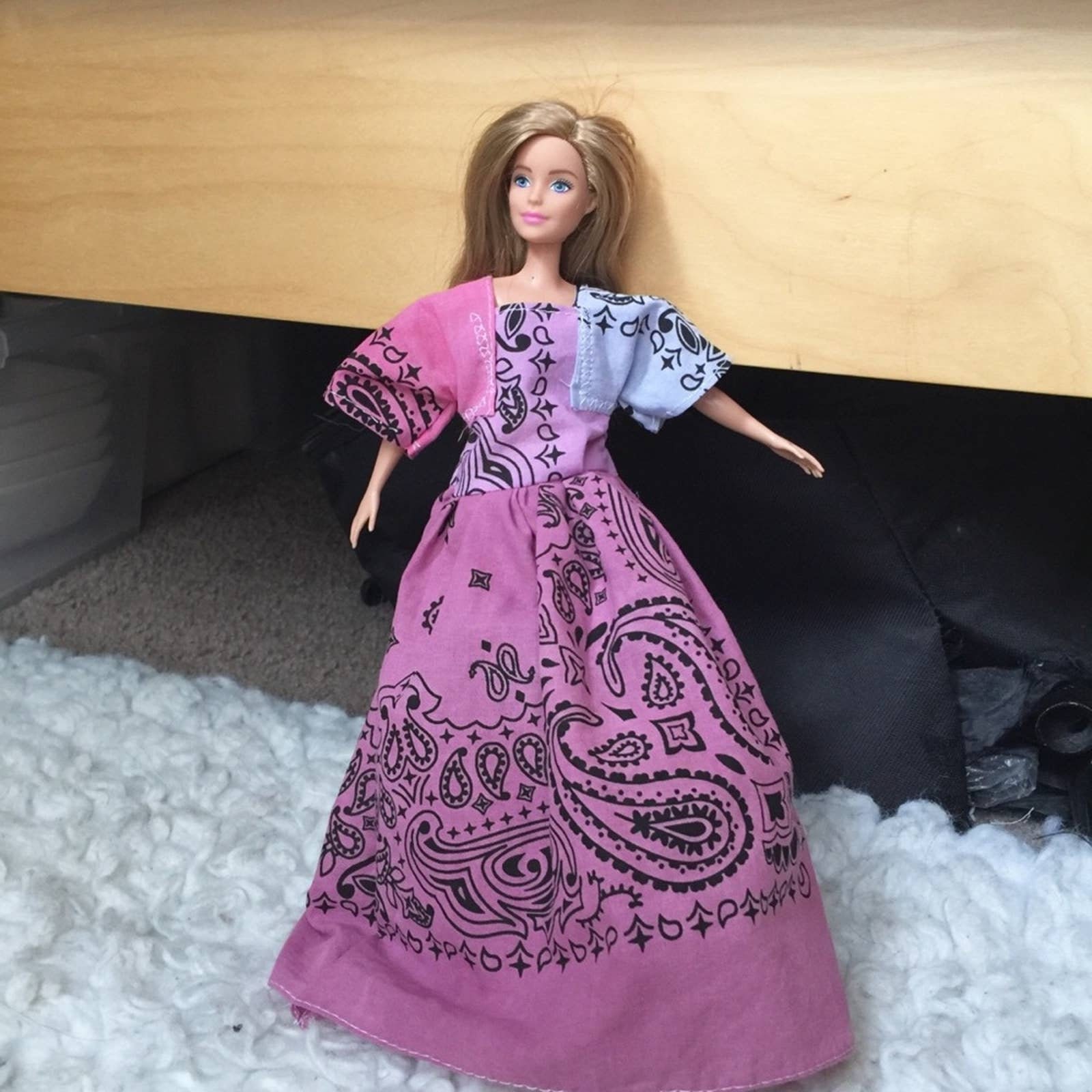 Doll Clothes Barbie Handmade Bandana Dress .X9. Etsy