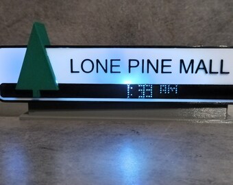 バックトゥザフューチャー TWIN PINES MALL 電飾看板 模型 Twin Pines