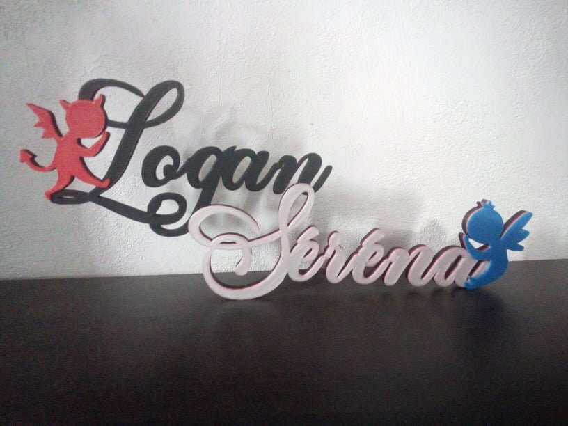 Mi-Ange/Mi Demon - Prénom Pour Couple