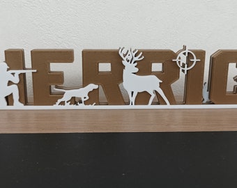 first name on the hunt / customizable