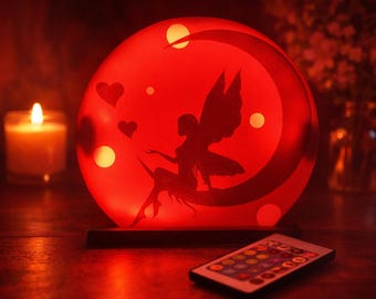 Fairy Moon Lamp – Multicolor LED Decorative Night Light