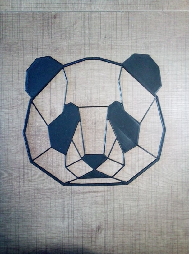Decoration Murale/Origami Modèle Panda