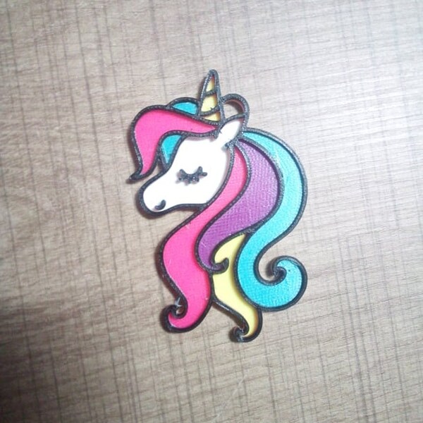 Porte clef / theme licorne