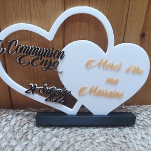 Double heart communion - special godfather / godmother