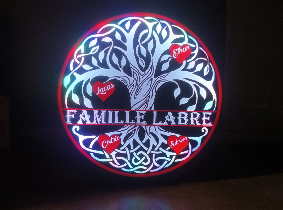 Customizable Tree of Life Lamp / Night Light - Etsy
