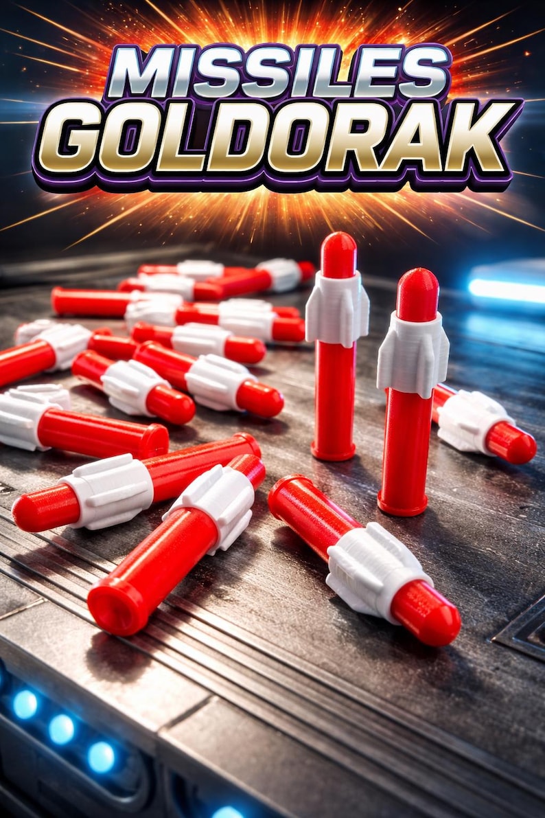 Misiles de reemplazo compatibles con robots tipo Shogun / Jumbo Machinder. imagen 1