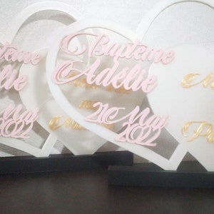Double heart baptism - special godfather / godmother and guests