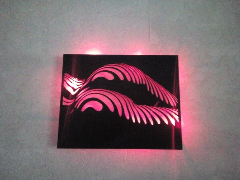 Cadre Decorative Erotique Lumineux