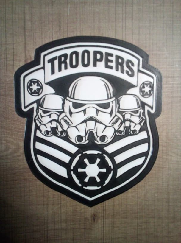 Plaque Murale Decorative Troopers