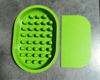 Gamelle hyper anti glouton pour chat – Bol nourriture chat avec picots – Slow feeder chat – Gamelle croquettes chat