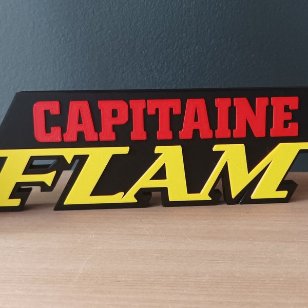 logo decoratif / capitaine flam