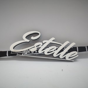 Personalized Clarinet with First Name – Gift for Musician, Music Teacher or Clarinetist – Wind Instrument Decoration – 3D Printing