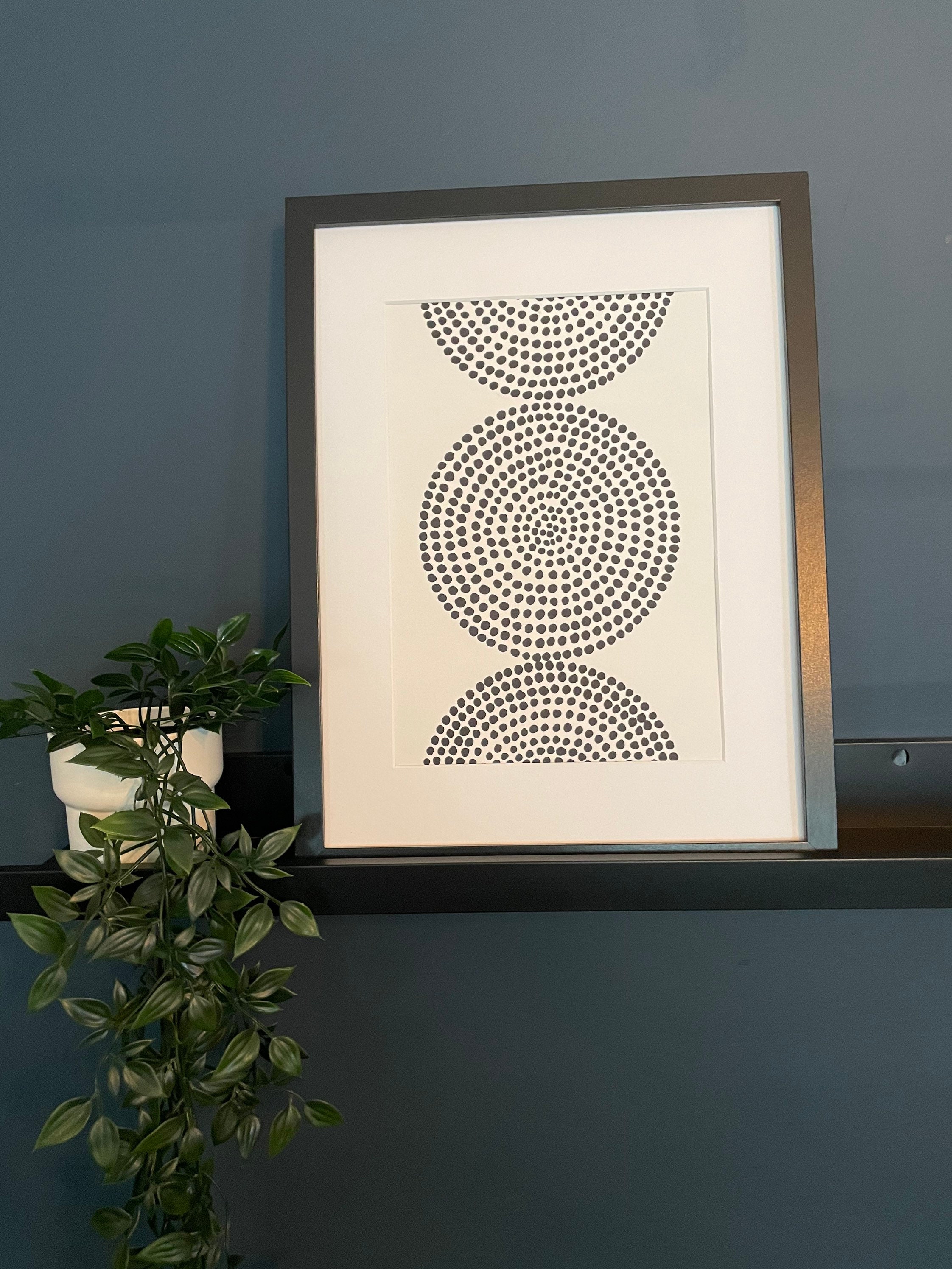 Black and white abstract wall art Etsy