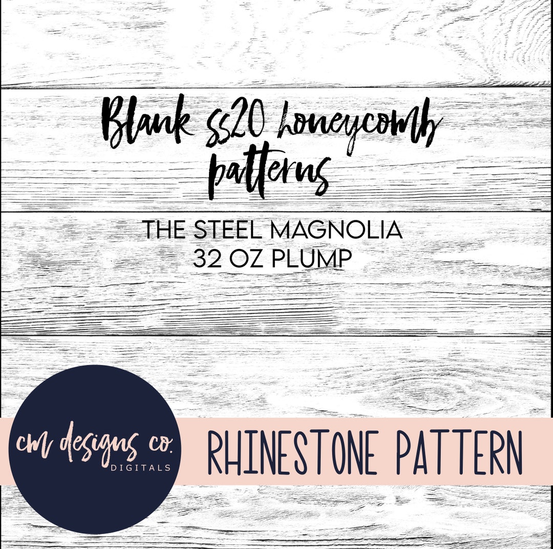 Blank Rhinestone Pattern_blanks Rhinestone Template_ss20_32 Oz Plump ...