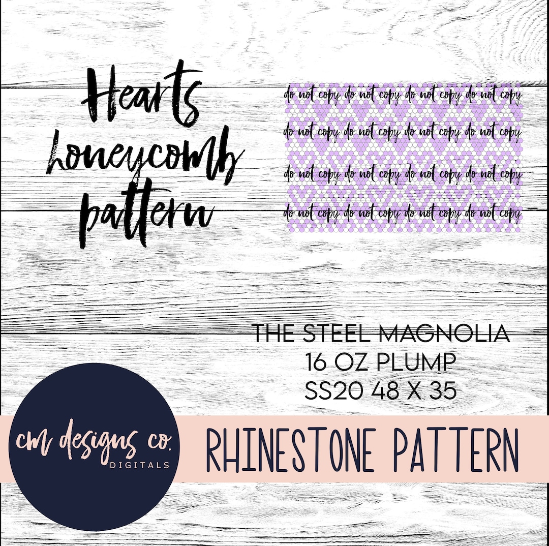 Heart Rhinestone Pattern_heart Pattern_valentines Pattern_heart ...